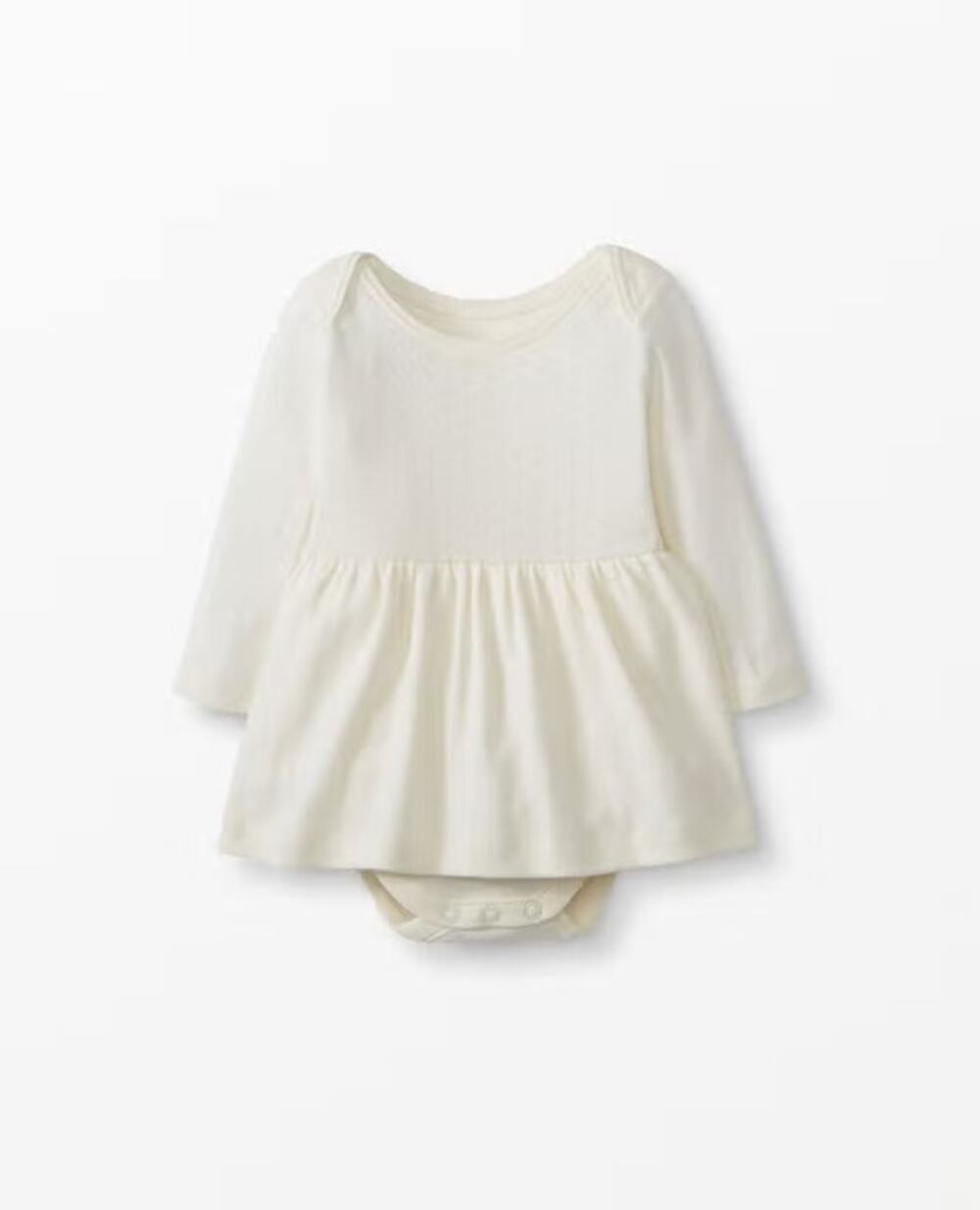 Hanna Andersson Baby Bodysuit Dress - Organic Cotton